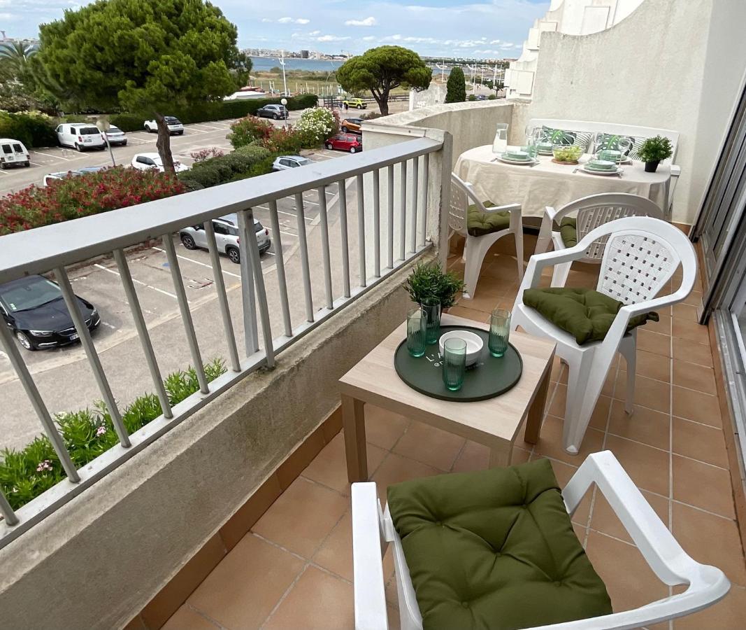 Studio Le Vue Mer Acces Direct A La Plage Parking Prive Clim Belle Terrasse Le Grau-du-Roi Kültér fotó