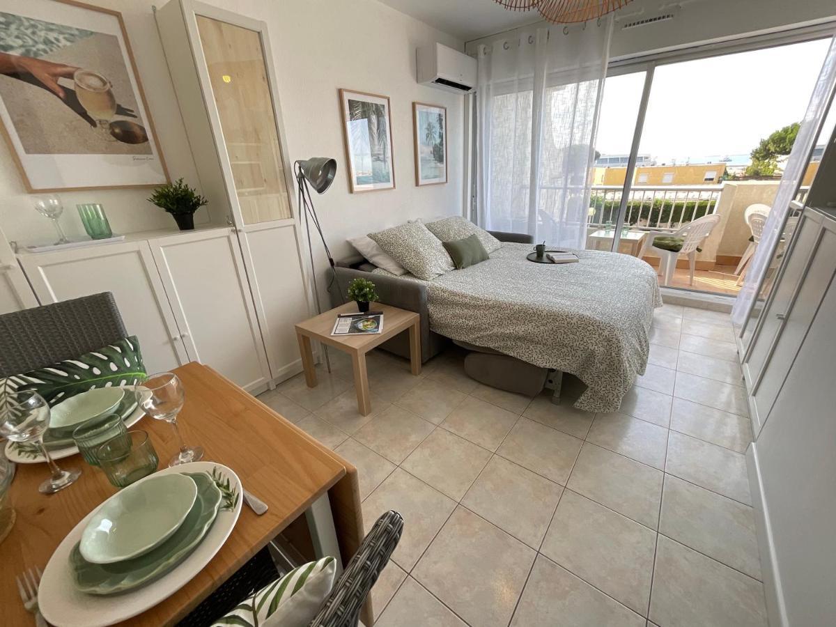 Studio Le Vue Mer Acces Direct A La Plage Parking Prive Clim Belle Terrasse Le Grau-du-Roi Kültér fotó