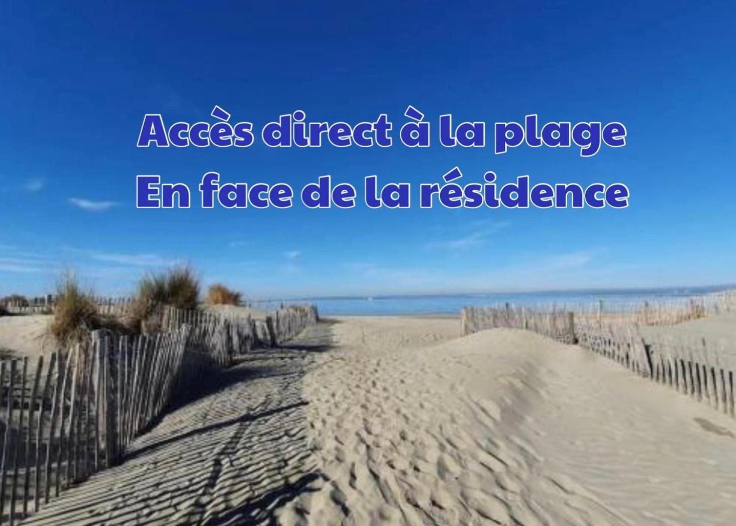Studio Le Vue Mer Acces Direct A La Plage Parking Prive Clim Belle Terrasse Le Grau-du-Roi Kültér fotó